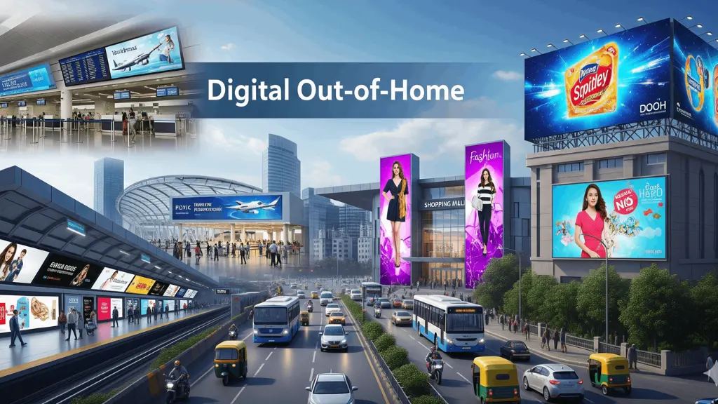 What Is DOOH (Digital Out-of-Home) and Why It’s Booming in India