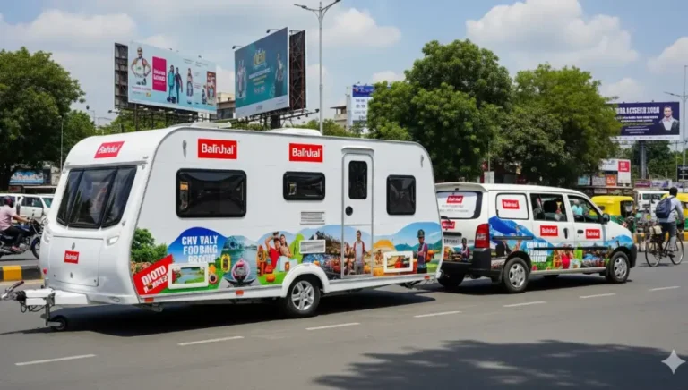 Advertising on Caravans