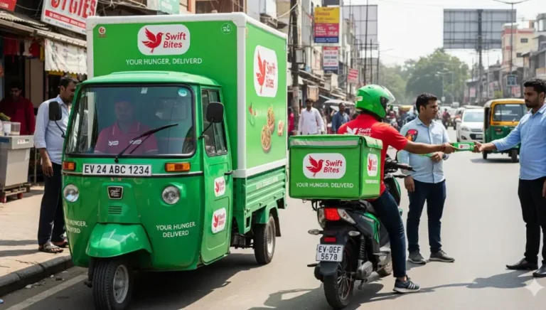 Advertising on EV Vehicles