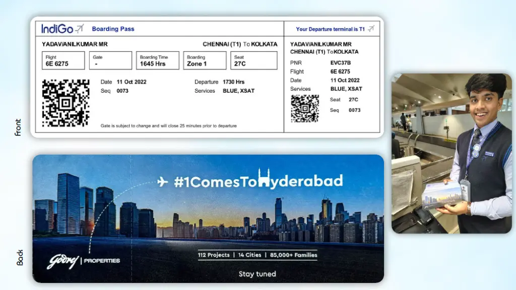 Boarding Pass Advertising