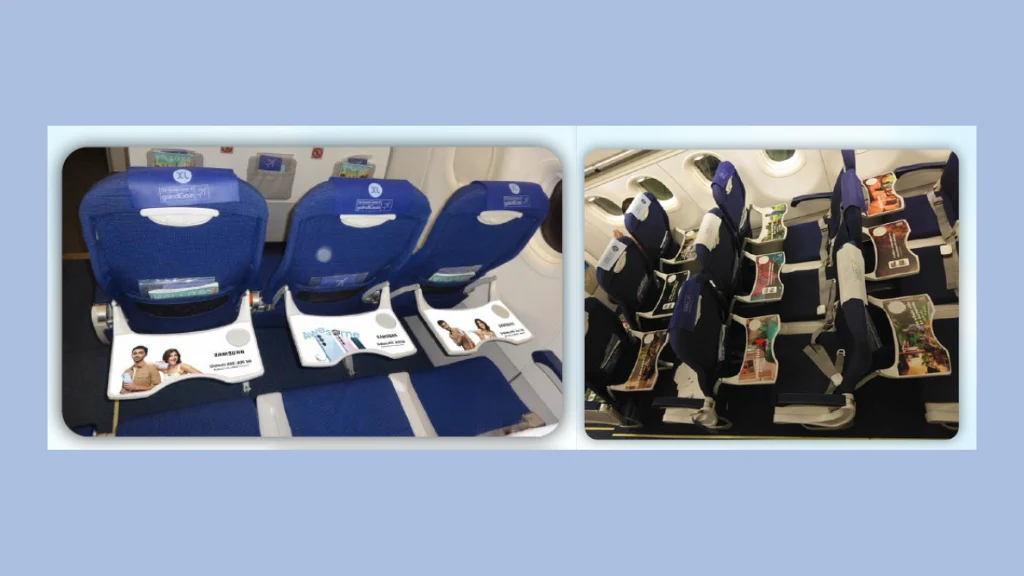 Inflight Tray Table Branding