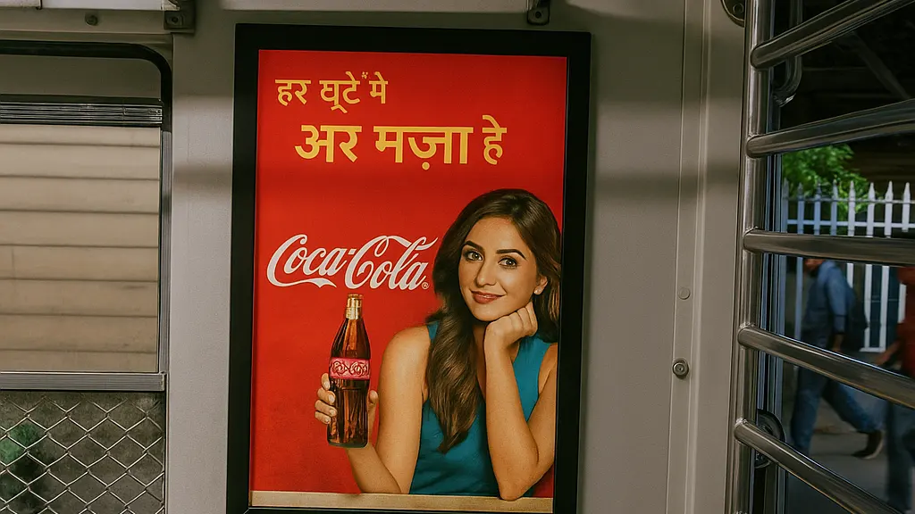 Inside Train Branding