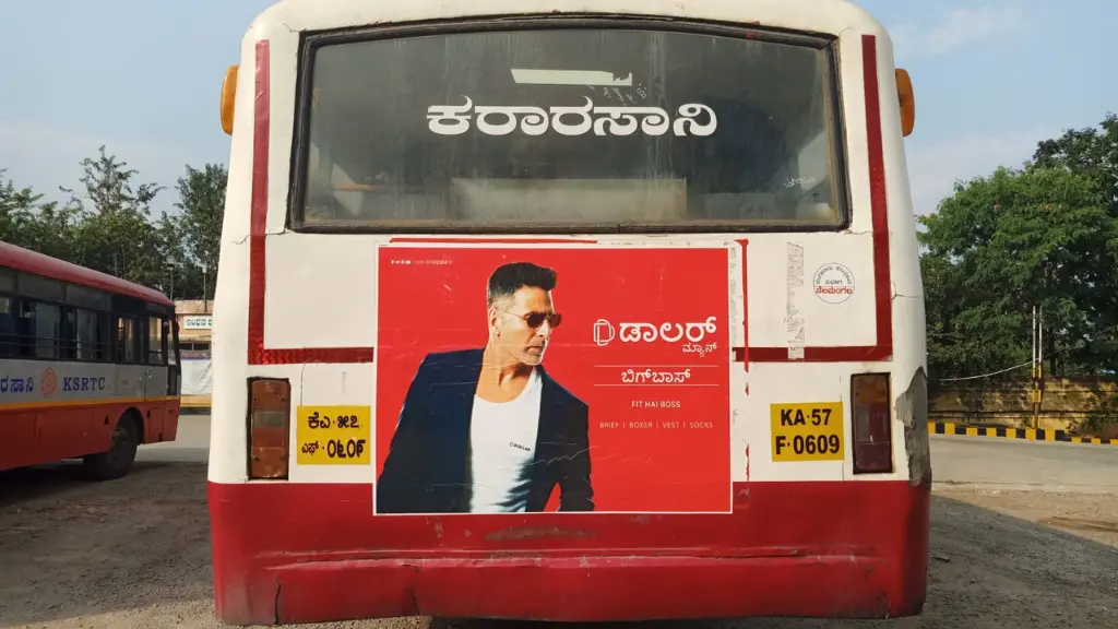 Non-AC Bus – Back Side Panel Branding