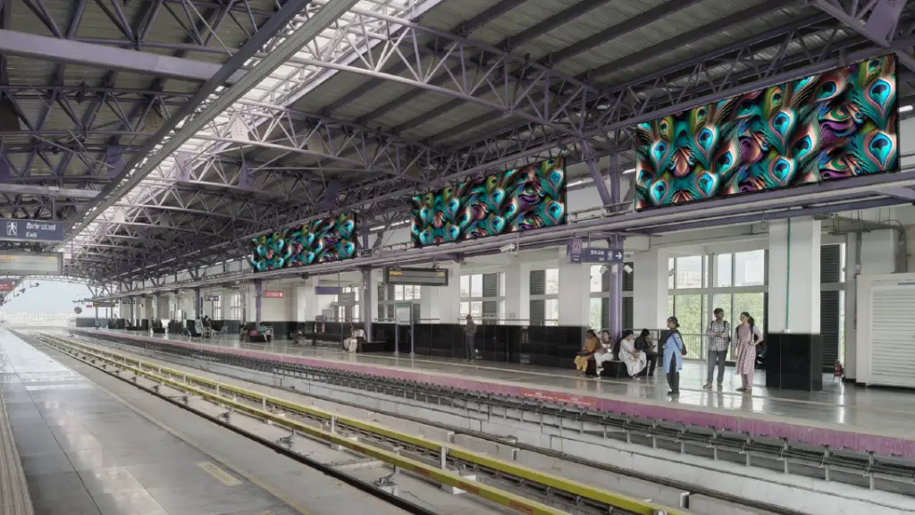 Platform Panel Advertisement