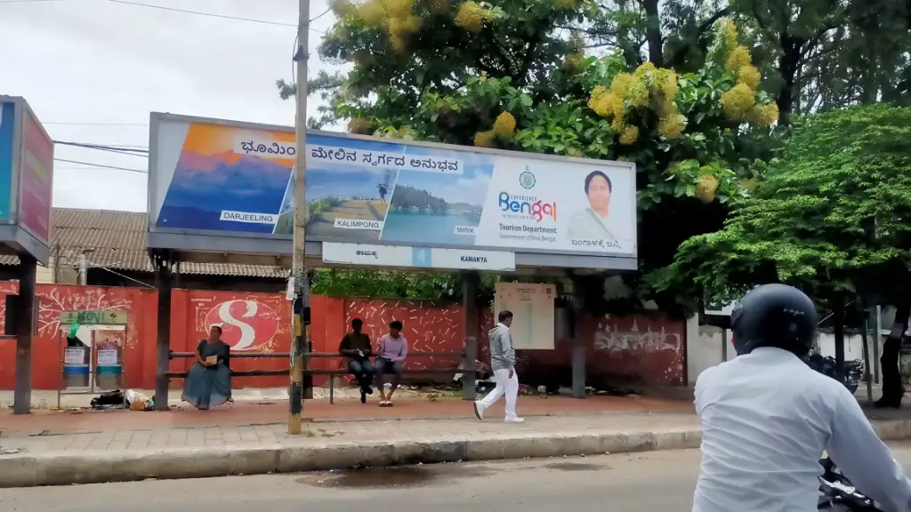 Static Bus Queue Shelter