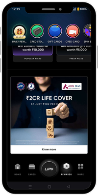 CRED Reward Banner Ads