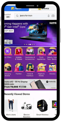 Flipkart Home Page Widget Ad