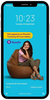 Glance App RoadBlock Ad