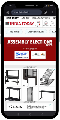 India Today Banner Ads