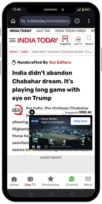 India Today Video Ads