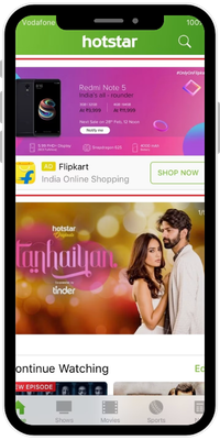 Jio Hotstar RoadBlock Ad