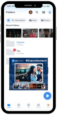 MX Player Banner Ads