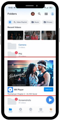 MX Player Roadblocks Ads