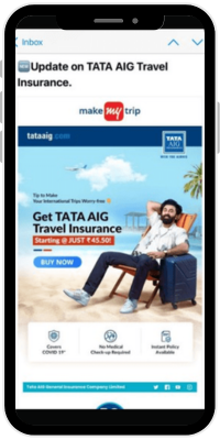 Makemytrip Email Ad
