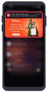 NoBroker Exit Notification Banner Ads