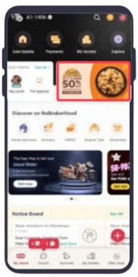 NoBroker Focus Banner Ads