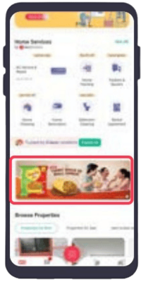 NoBroker Horizontal Banner Ads