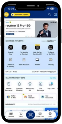 Paytm RoadBlock Ads
