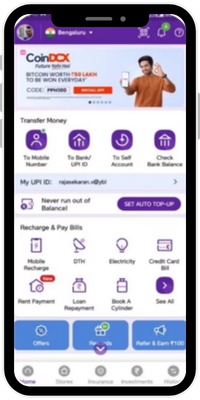 Phonepe RoadBlock Ads
