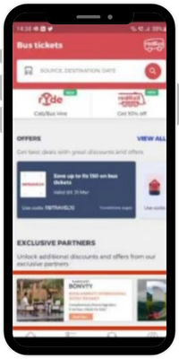 RedBus Home Banner