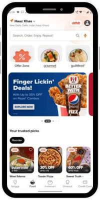 Swiggy Homepage Carousel Ads