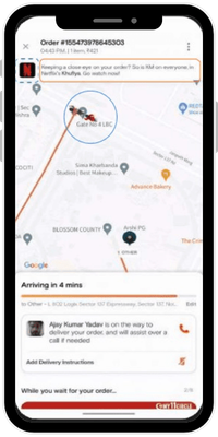 Swiggy Map Integration Ads