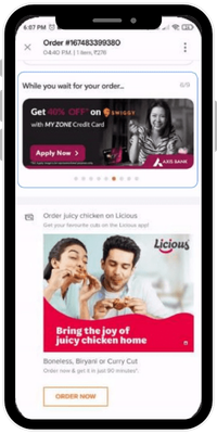 Swiggy Premium POS Slot Ads