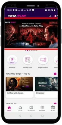 Tata Play Hero Banner Ads