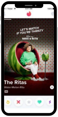 Tinder Profile card Ads