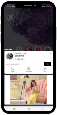 TrueCaller After Call Screen Video Ad