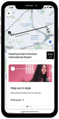 Uber On Trip Ads