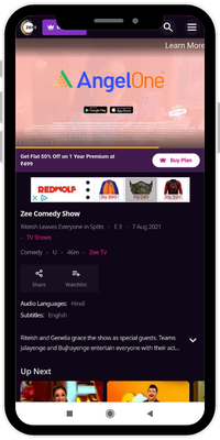 Zee5 Branded Content Ads