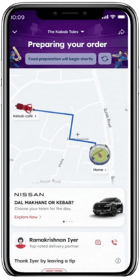 Zomato Rider Tracking ad