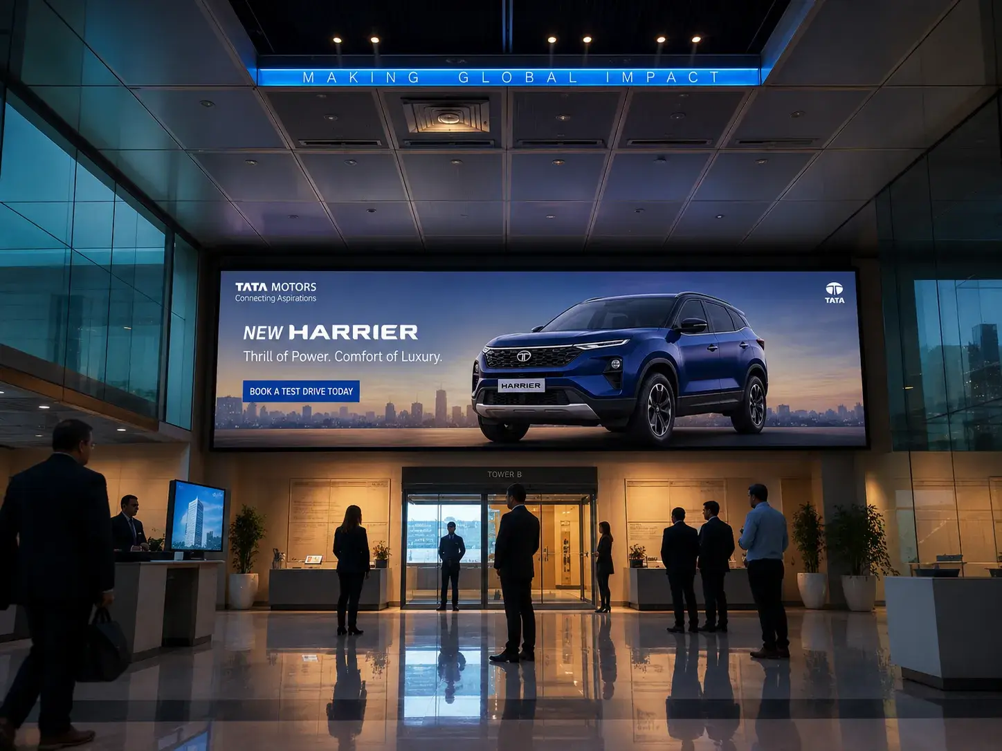 Corporate Park Digital Screens in Bangalore