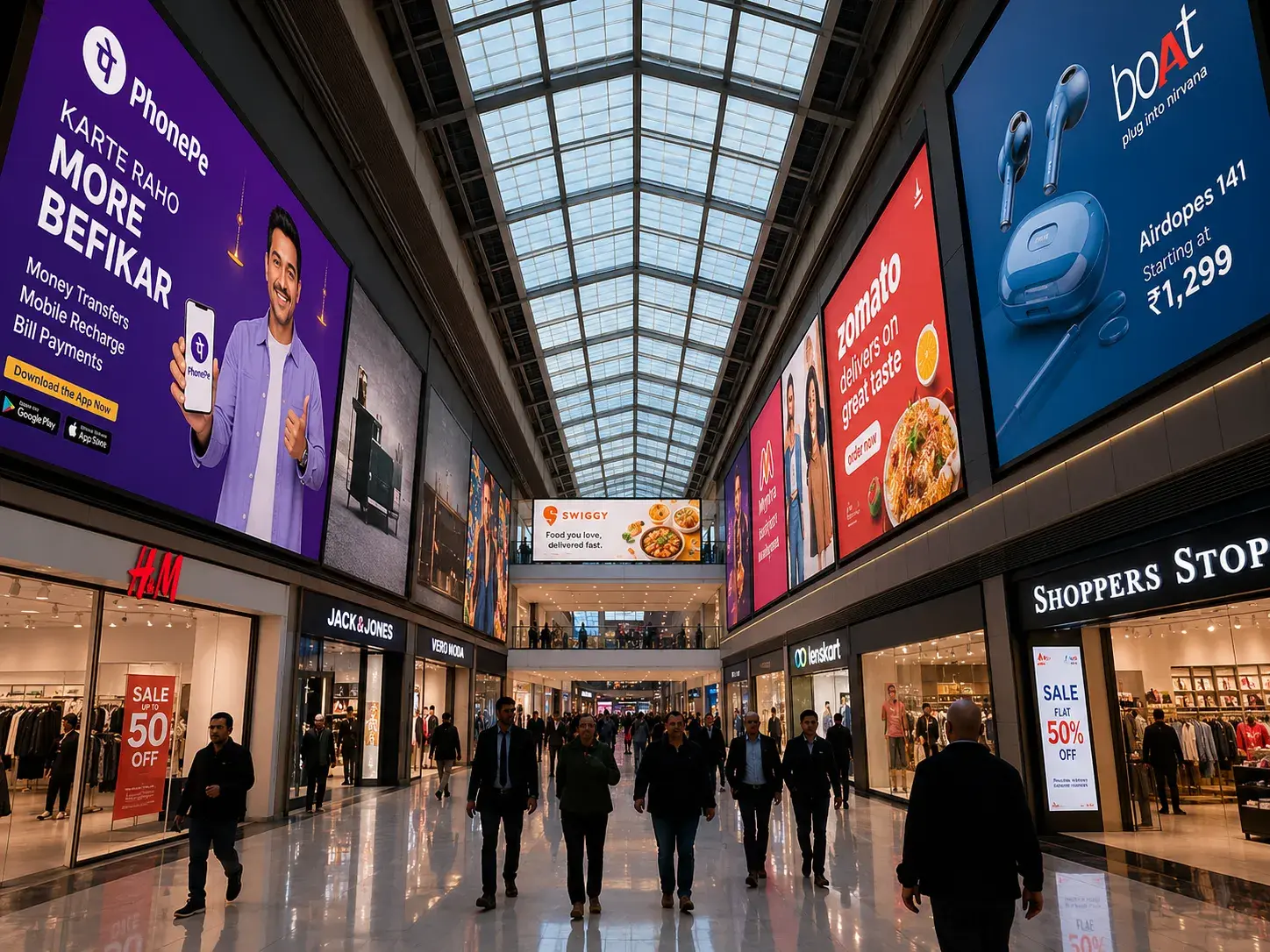 Mall Digital Screen Advertising in Bangalore