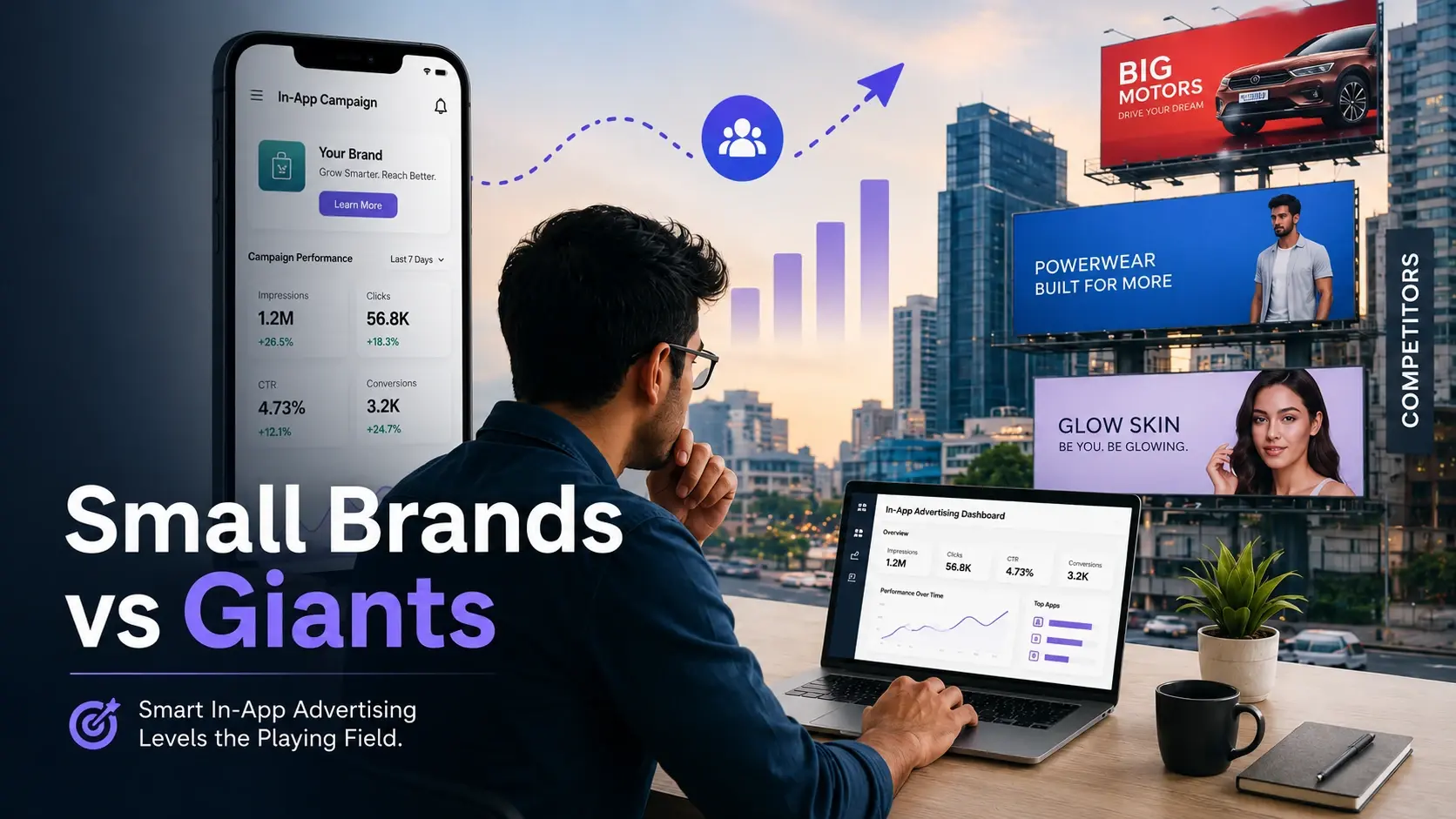 How Small Brands Can Compete with Giants Using In-App Ads