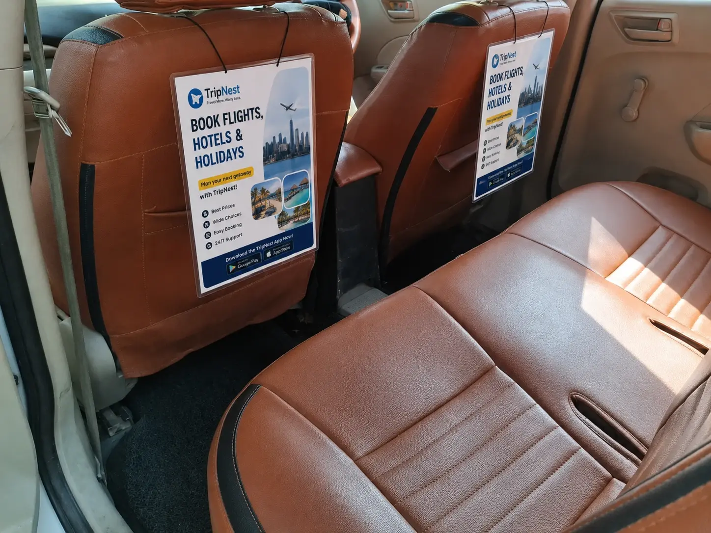 Inside Cab Branding in Ahmedabad