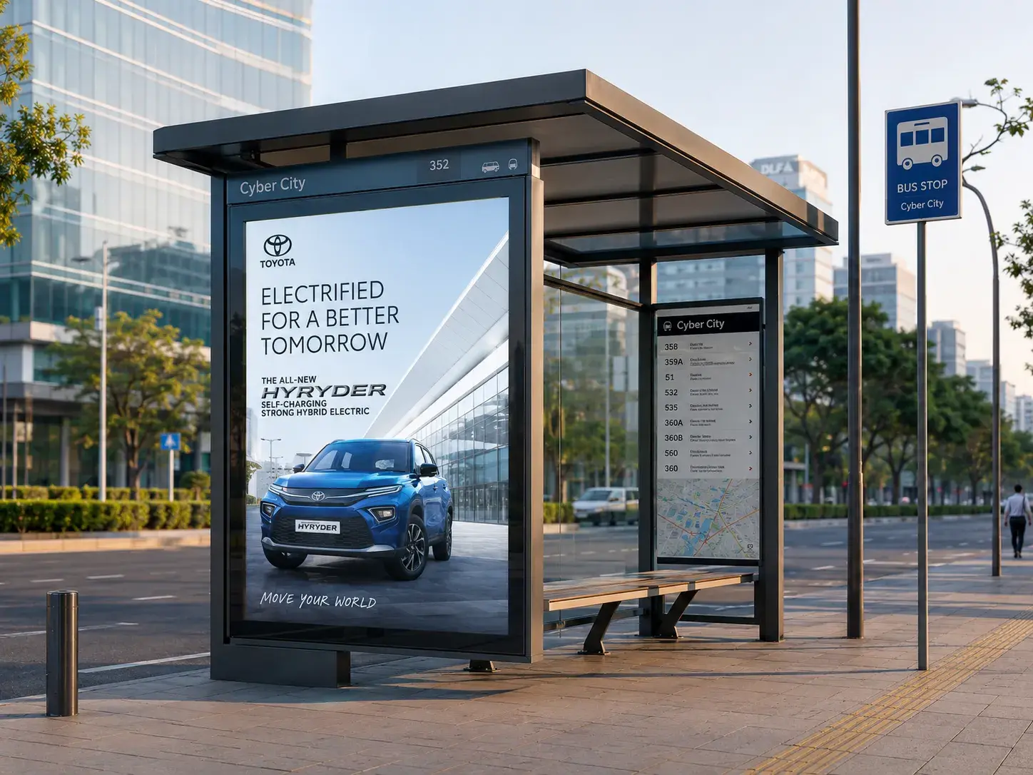 Bus Shelter Ads in Gurgaon