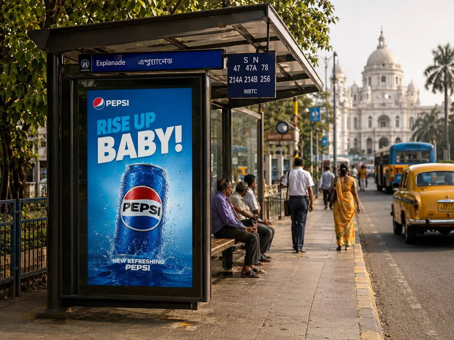 Bus Shelter Ads in Kolkata