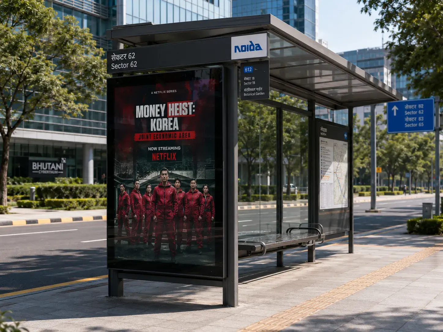 Bus Shelter Ads in Noida