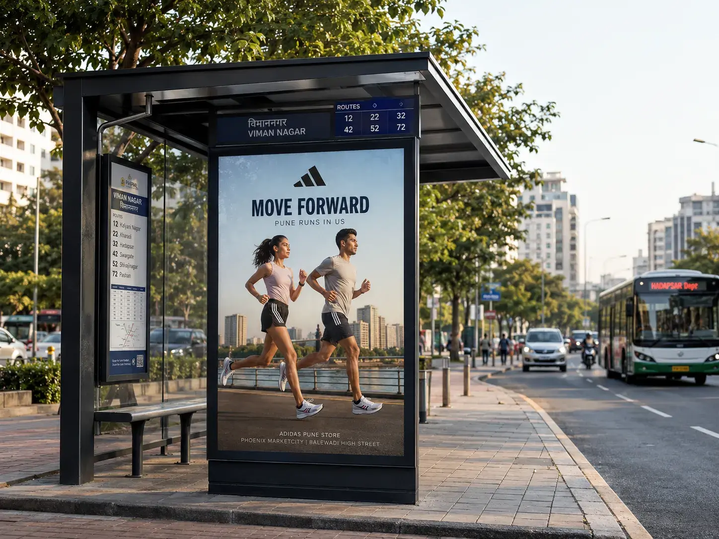 Bus Shelter Ads in Pune