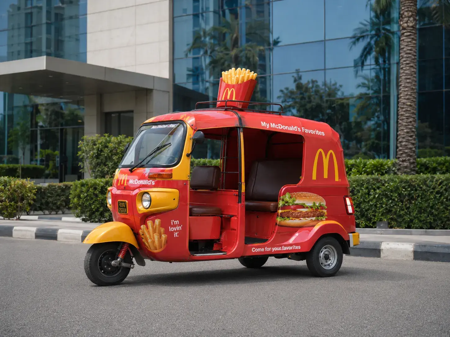 Creative Auto Rickshaw Branding in Hyderabad