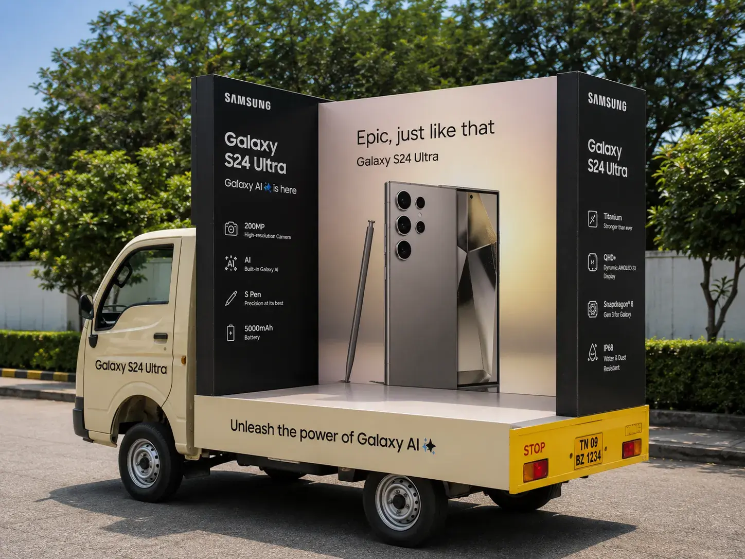 T-Shaped TATA Ace Branding in Delhi