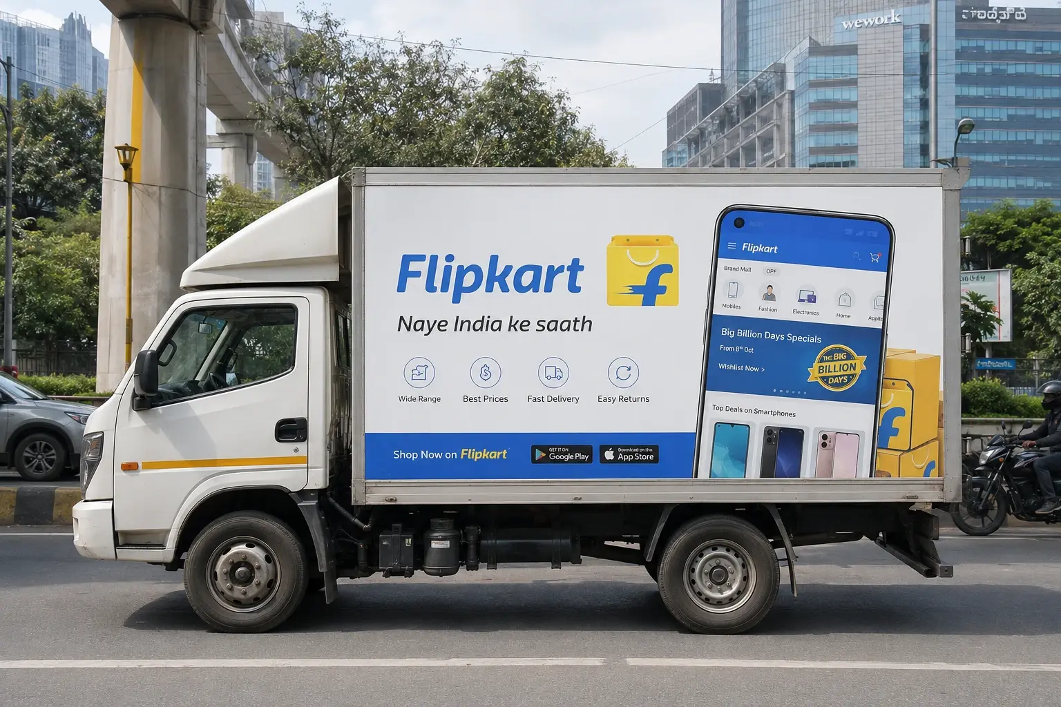 Side Panel Truck Branding in Bangalore