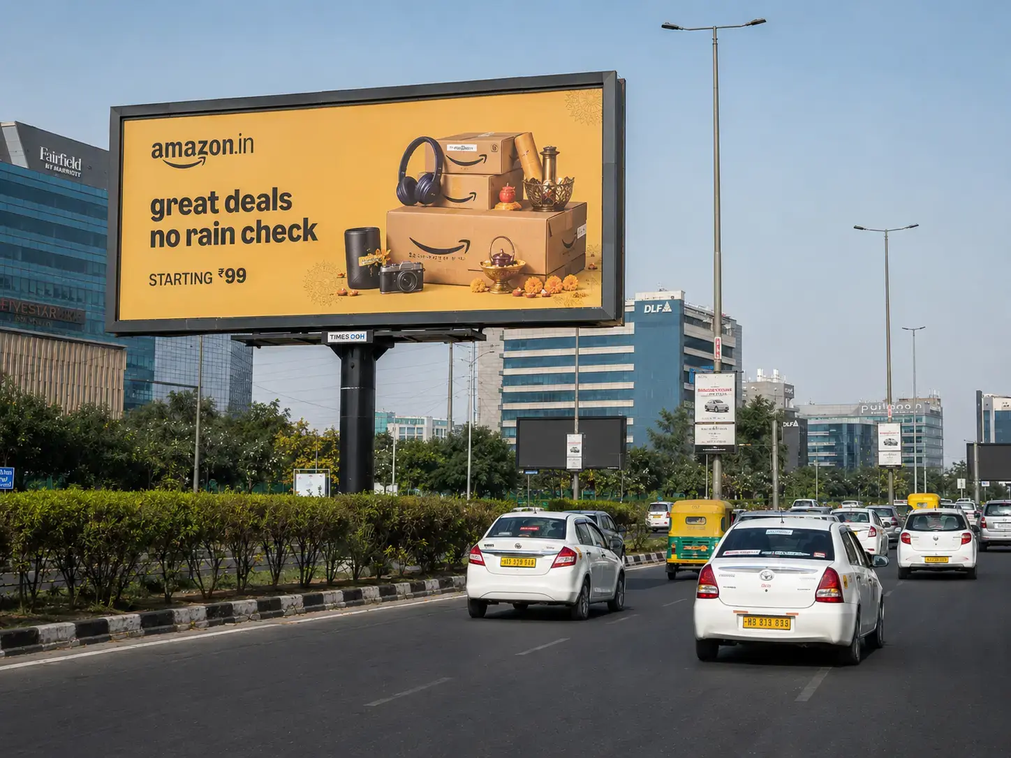 Advertising on hoarding in Ahmedabad