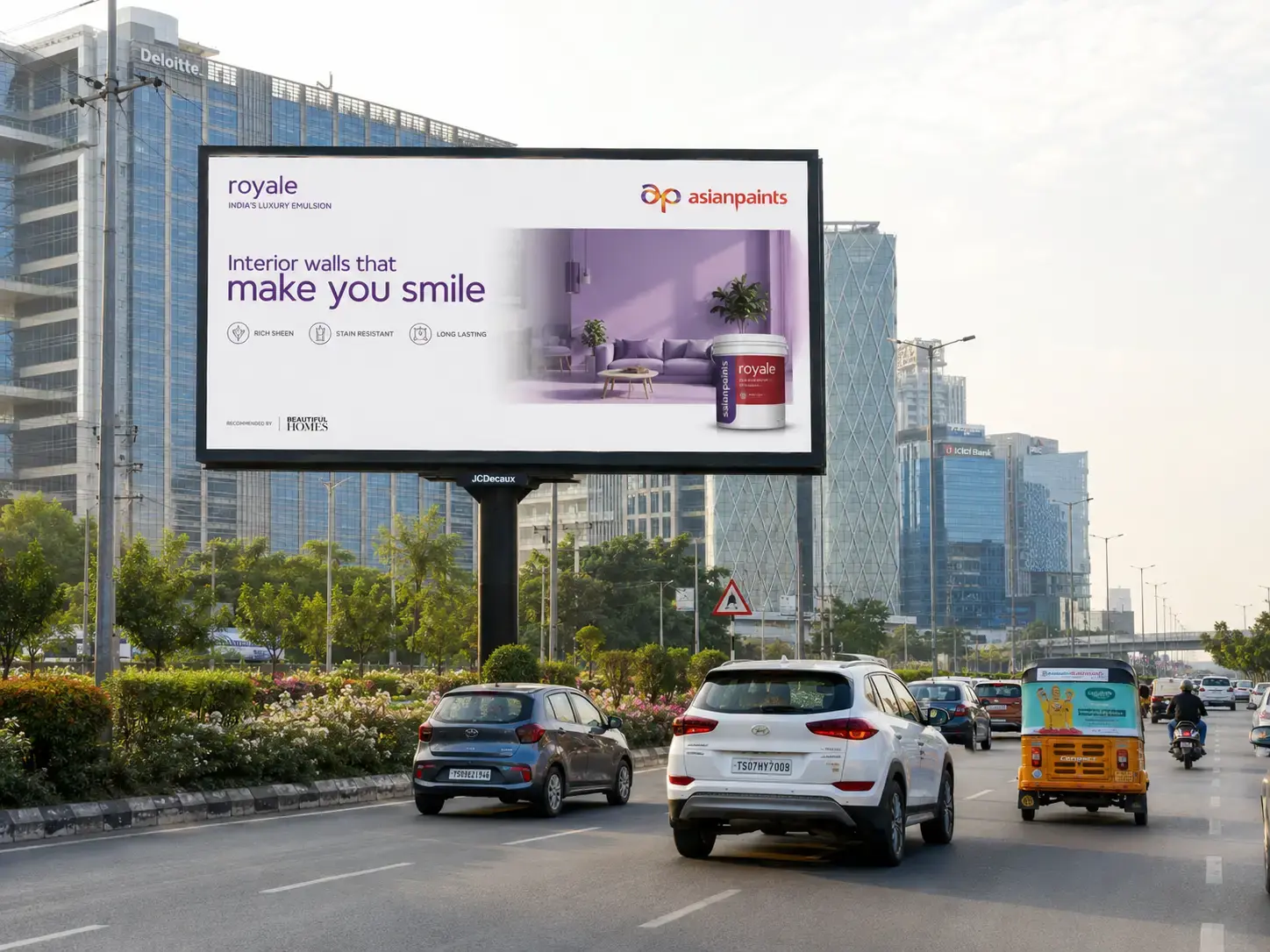 Advertising on hoarding in Hyderabad