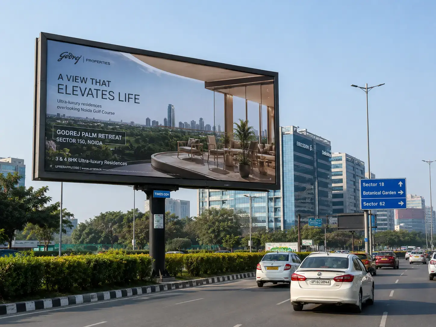 Advertising on hoarding in Noida