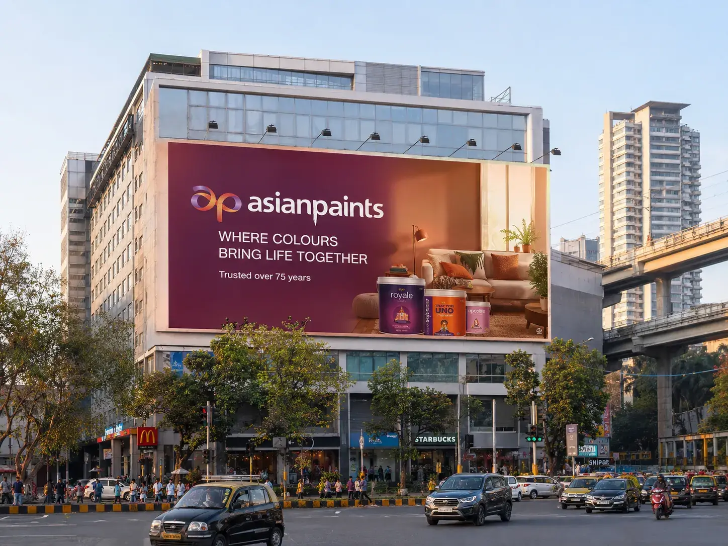 Building Facade and Landmark Hoardings - hoarding advertising in Ahmedabad