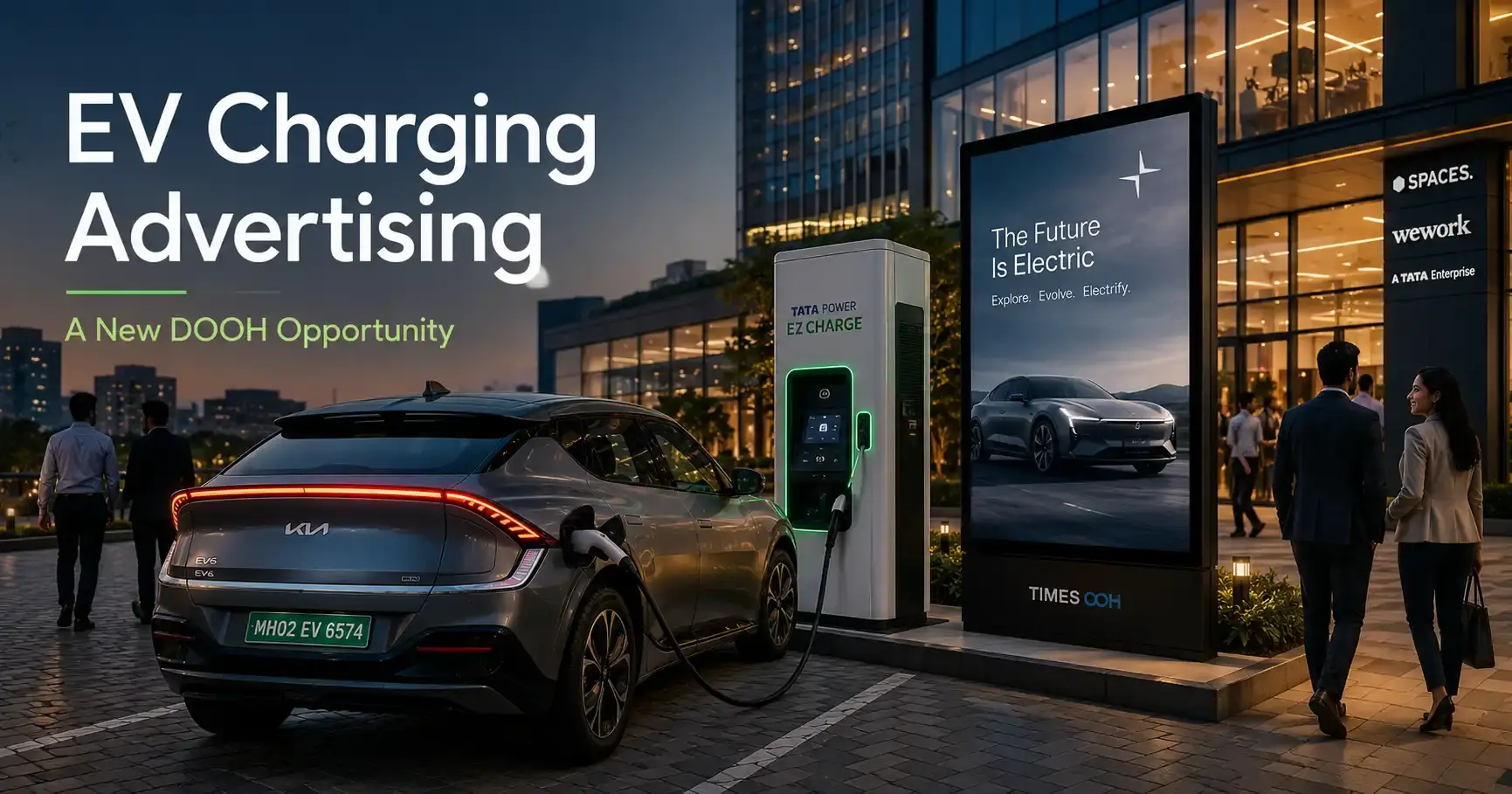 EV Charging Station Advertising: A New DOOH Opportunity for Premium Audiences