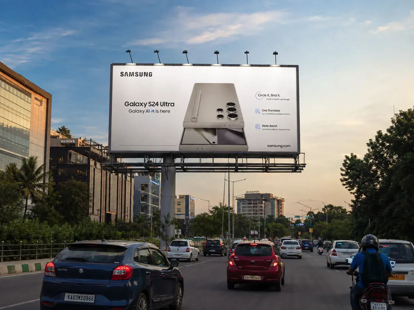 Front-Lit Hoardings - hoarding advertising in Ahmedabad